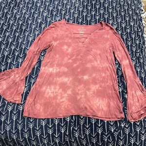 American Eagle blush blouse
